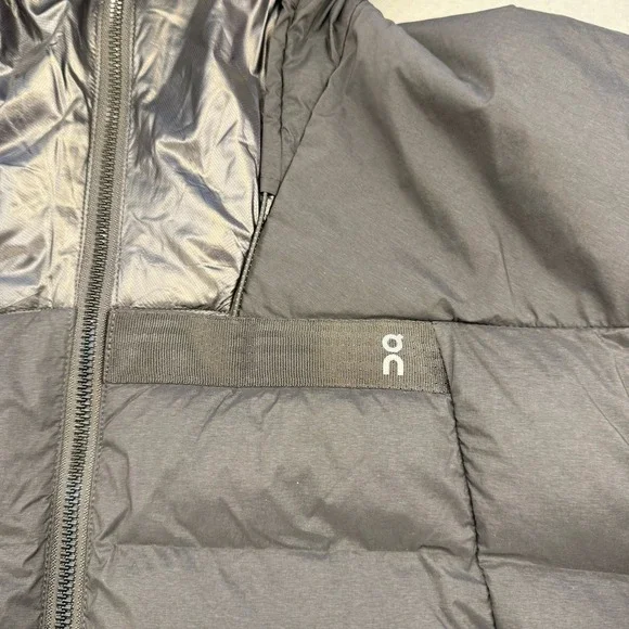 On Cloud Puffer Insulated Men's Challenger Jacket Black Sz Large Run On Cloud - Picture 4 of 16